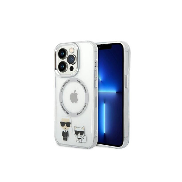 Cover Case IPHONE 14 Pro Karl Lagerfeld Magsafe Cat Transparent, mobiles, lebanon, samsung, iphones, new, used, laptops, computers, huawei, phone, mobile prices in lebanon,mobile prices