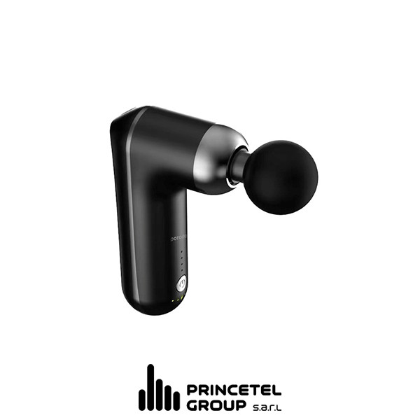Porodo Lifestyle 12V Varying Speed Massage Gun With USB-C Port - Black - mobile shop in Hamra, Beirut, Lebanon. New and used phones, iPhone, Samsung, Huawei, Xiaomi, Oppo, Realme, Honor, Google Pixel, tablets, laptops, computers, and accessories. متجر موبايلات في الحمرا، بيروت، لبنان. هواتف جديدة ومستعملة، آيفون، سامسونج، هواوي، شاومي، أوبو، ريلمي، هونر، جوجل بيكسل، أجهزة لوحية، لابتوبات، كمبيوترات، واكسسوارات.