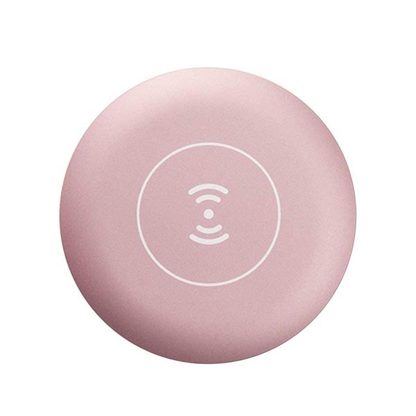 Lurrose Round Pocket Makeup Mirror Portable Wireless Charging Mirror with LED Light, mobiles, lebanon, samsung, iphones, new, used, laptops, computers, huawei, phone, mobile prices in lebanon,mobile prices