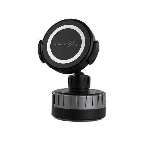 Porodo Blue 2 in1 Magsafe 360 Degree Rotating Phone Holder - Black - mobile shop in Hamra, Beirut, Lebanon. New and used phones, iPhone, Samsung, Huawei, Xiaomi, Oppo, Realme, Honor, Google Pixel, tablets, laptops, computers, and accessories. متجر موبايلات في الحمرا، بيروت، لبنان. هواتف جديدة ومستعملة، آيفون، سامسونج، هواوي، شاومي، أوبو، ريلمي، هونر، جوجل بيكسل، أجهزة لوحية، لابتوبات، كمبيوترات، واكسسوارات.