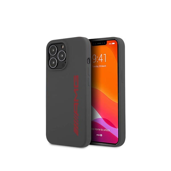 CG Mobile AMG Liquid Silicone Case with Large Logo Compatible with iPhone 13 Pro (6.1 Inch) Easy Access to All Ports Shock Absorption Anti-Scratch Drop Protection, mobiles, lebanon, samsung, iphones, new, used, laptops, computers, huawei, phone, mobile prices in lebanon,mobile prices