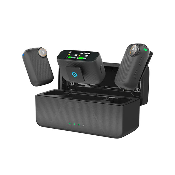 Powerology Pure Q1  Microphone With AI Noise cancelling  Touch Screen - Black, mobiles, lebanon, samsung, iphones, new, used, laptops, computers, huawei, phone, mobile prices in lebanon,mobile prices