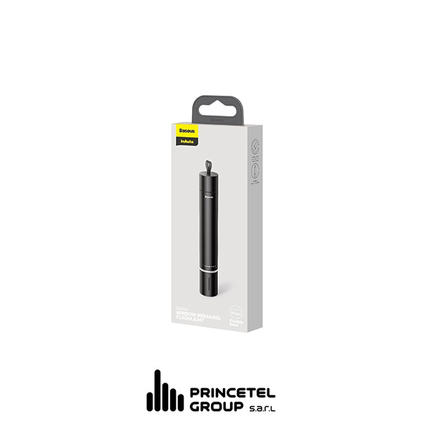Baseus Savior Window Breaking Flashlight - mobile shop in Hamra, Beirut, Lebanon. New and used phones, iPhone, Samsung, Huawei, Xiaomi, Oppo, Realme, Honor, Google Pixel, tablets, laptops, computers, and accessories. متجر موبايلات في الحمرا، بيروت، لبنان. هواتف جديدة ومستعملة، آيفون، سامسونج، هواوي، شاومي، أوبو، ريلمي، هونر، جوجل بيكسل، أجهزة لوحية، لابتوبات، كمبيوترات، واكسسوارات.