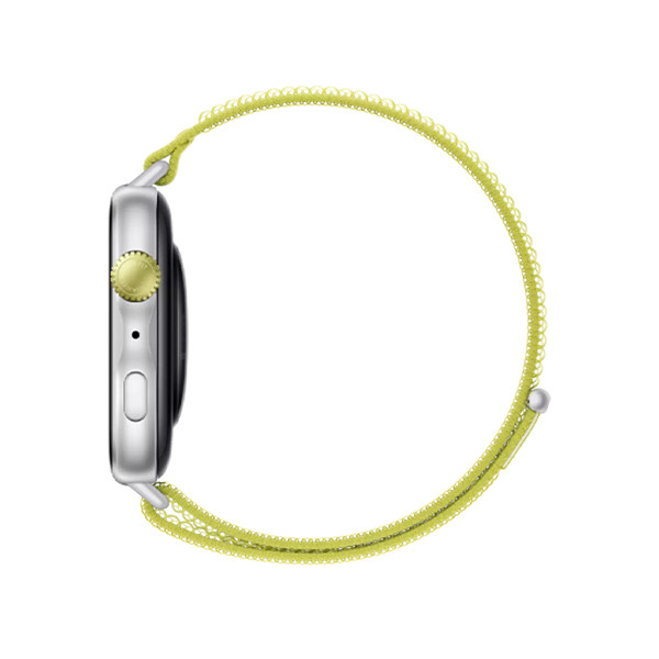 Huawei Watch FIT 5 Silver Green- Nailon Strap - mobile shop in Hamra, Beirut, Lebanon. New and used phones, iPhone, Samsung, Huawei, Xiaomi, Oppo, Realme, Honor, Google Pixel, tablets, laptops, computers, and accessories. متجر موبايلات في الحمرا، بيروت، لبنان. هواتف جديدة ومستعملة، آيفون، سامسونج، هواوي، شاومي، أوبو، ريلمي، هونر، جوجل بيكسل، أجهزة لوحية، لابتوبات، كمبيوترات، واكسسوارات.