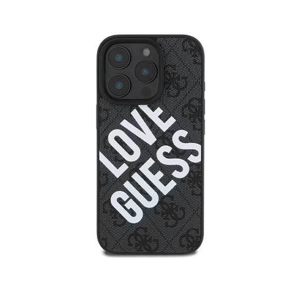 Guess MagSafe Hard Case With Big Love 16 Pro Max Black, mobiles, lebanon, samsung, iphones, new, used, laptops, computers, huawei, phone, mobile prices in lebanon,mobile prices