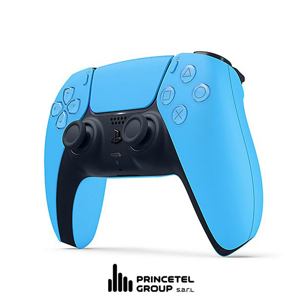 Sony DualSense wireless controller - Light Blue (Star Light Blue) - PS5 - mobile shop in Hamra, Beirut, Lebanon. New and used phones, iPhone, Samsung, Huawei, Xiaomi, Oppo, Realme, Honor, Google Pixel, tablets, laptops, computers, and accessories. متجر موبايلات في الحمرا، بيروت، لبنان. هواتف جديدة ومستعملة، آيفون، سامسونج، هواوي، شاومي، أوبو، ريلمي، هونر، جوجل بيكسل، أجهزة لوحية، لابتوبات، كمبيوترات، واكسسوارات.