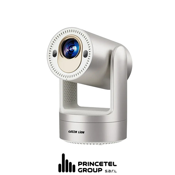 Green Lion Prisma 4K Projector 5200mAh - Gold - mobile shop in Hamra, Beirut, Lebanon. New and used phones, iPhone, Samsung, Huawei, Xiaomi, Oppo, Realme, Honor, Google Pixel, tablets, laptops, computers, and accessories. متجر موبايلات في الحمرا، بيروت، لبنان. هواتف جديدة ومستعملة، آيفون، سامسونج، هواوي، شاومي، أوبو، ريلمي، هونر، جوجل بيكسل، أجهزة لوحية، لابتوبات، كمبيوترات، واكسسوارات.