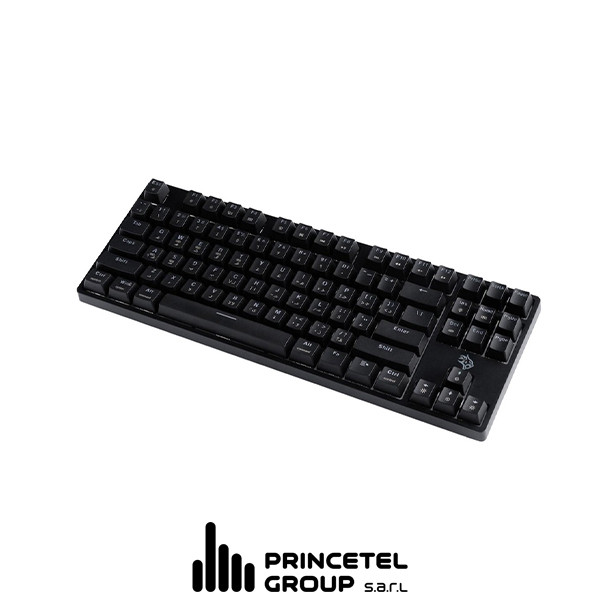 Porodo Gaming 3in1 Wireless  Mechanical Keyboard TKL Gateron Pro Switch  (Blue) - Black - mobile shop in Hamra, Beirut, Lebanon. New and used phones, iPhone, Samsung, Huawei, Xiaomi, Oppo, Realme, Honor, Google Pixel, tablets, laptops, computers, and accessories. متجر موبايلات في الحمرا، بيروت، لبنان. هواتف جديدة ومستعملة، آيفون، سامسونج، هواوي، شاومي، أوبو، ريلمي، هونر، جوجل بيكسل، أجهزة لوحية، لابتوبات، كمبيوترات، واكسسوارات.