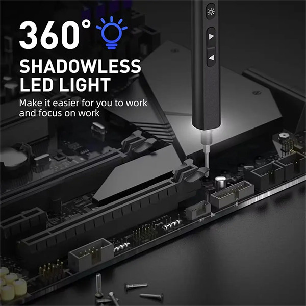Porodo Techfix 97-In1 Electric Screwdriver Kit Built-In LED Light - Black - mobile shop in Hamra, Beirut, Lebanon. New and used phones, iPhone, Samsung, Huawei, Xiaomi, Oppo, Realme, Honor, Google Pixel, tablets, laptops, computers, and accessories. متجر موبايلات في الحمرا، بيروت، لبنان. هواتف جديدة ومستعملة، آيفون، سامسونج، هواوي، شاومي، أوبو، ريلمي، هونر، جوجل بيكسل، أجهزة لوحية، لابتوبات، كمبيوترات، واكسسوارات.