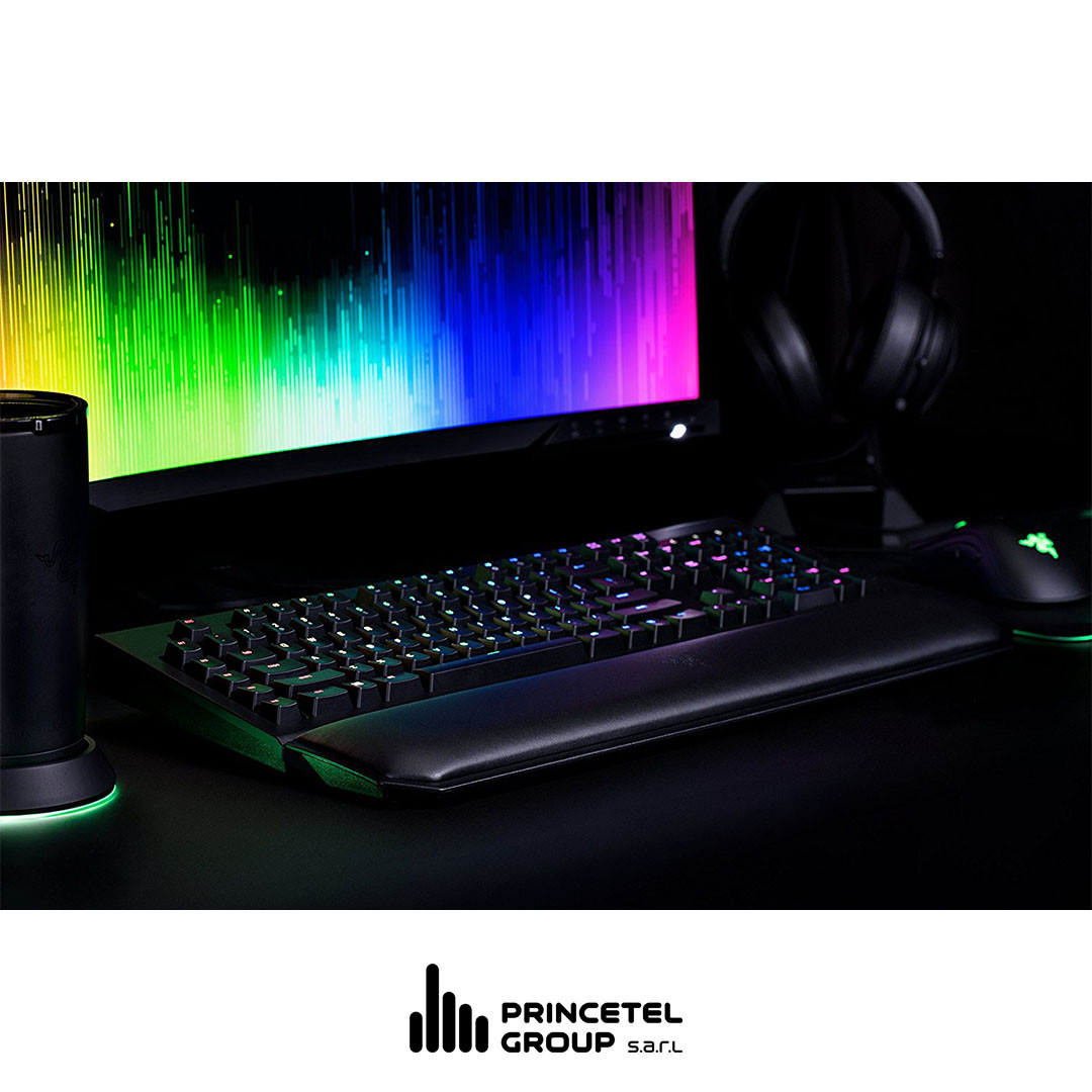 Razer BlackWidow Chroma V2 Gaming Keyboard - mobile shop in Hamra, Beirut, Lebanon. New and used phones, iPhone, Samsung, Huawei, Xiaomi, Oppo, Realme, Honor, Google Pixel, tablets, laptops, computers, and accessories. متجر موبايلات في الحمرا، بيروت، لبنان. هواتف جديدة ومستعملة، آيفون، سامسونج، هواوي، شاومي، أوبو، ريلمي، هونر، جوجل بيكسل، أجهزة لوحية، لابتوبات، كمبيوترات، واكسسوارات.