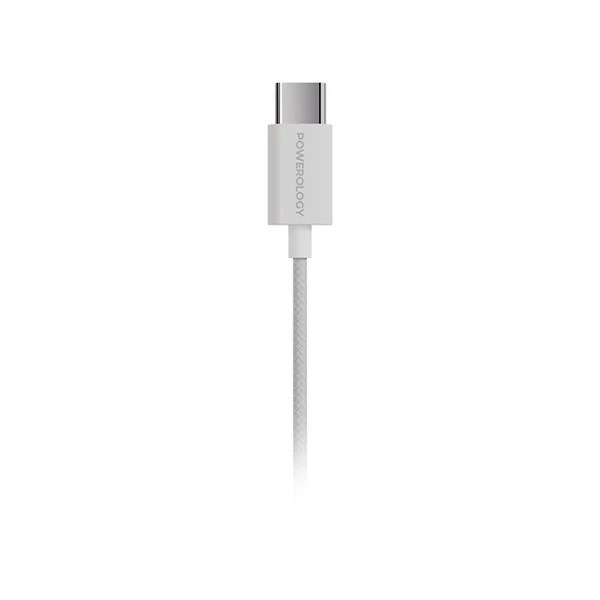 Powerology Clip-on Wired Earphones - White - mobile shop in Hamra, Beirut, Lebanon. New and used phones, iPhone, Samsung, Huawei, Xiaomi, Oppo, Realme, Honor, Google Pixel, tablets, laptops, computers, and accessories. متجر موبايلات في الحمرا، بيروت، لبنان. هواتف جديدة ومستعملة، آيفون، سامسونج، هواوي، شاومي، أوبو، ريلمي، هونر، جوجل بيكسل، أجهزة لوحية، لابتوبات، كمبيوترات، واكسسوارات.