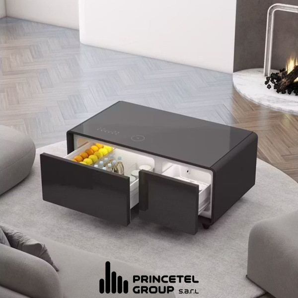 Powerology 93L Coffee Table Fridge with LED Touch Control Bluetooth Hifi Speaker Black - mobile shop in Hamra, Beirut, Lebanon. New and used phones, iPhone, Samsung, Huawei, Xiaomi, Oppo, Realme, Honor, Google Pixel, tablets, laptops, computers, and accessories. متجر موبايلات في الحمرا، بيروت، لبنان. هواتف جديدة ومستعملة، آيفون، سامسونج، هواوي، شاومي، أوبو، ريلمي، هونر، جوجل بيكسل، أجهزة لوحية، لابتوبات، كمبيوترات، واكسسوارات.