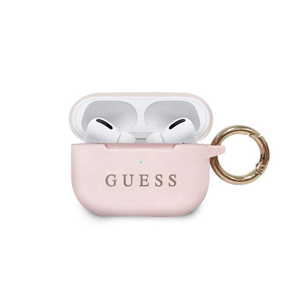 Guess Airpod Case Compatible with Airpods Pro with ring - Pink, mobiles, lebanon, samsung, iphones, new, used, laptops, computers, huawei, phone, mobile prices in lebanon,mobile prices