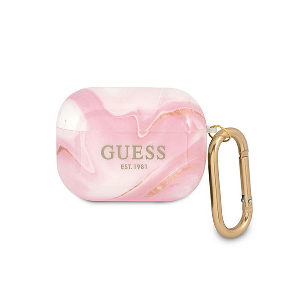 Guess Airpod Case Compatible with Airpods Pro - Pink Marble Collection, mobiles, lebanon, samsung, iphones, new, used, laptops, computers, huawei, phone, mobile prices in lebanon,mobile prices