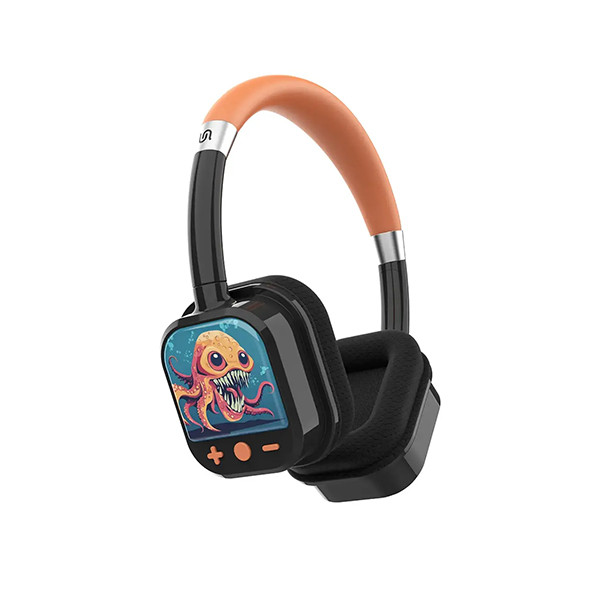 Porodo Soundtec Yotowave Kids Headphone - Orange+Black - mobile shop in Hamra, Beirut, Lebanon. New and used phones, iPhone, Samsung, Huawei, Xiaomi, Oppo, Realme, Honor, Google Pixel, tablets, laptops, computers, and accessories. متجر موبايلات في الحمرا، بيروت، لبنان. هواتف جديدة ومستعملة، آيفون، سامسونج، هواوي، شاومي، أوبو، ريلمي، هونر، جوجل بيكسل، أجهزة لوحية، لابتوبات، كمبيوترات، واكسسوارات.