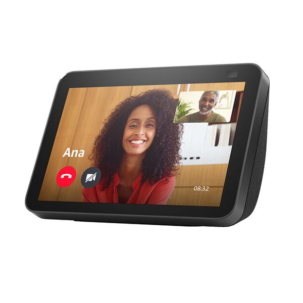 Amazon - Echo Show 8 (2nd Gen, 2021 release) | HD smart display with Alexa and 13 MP camera - Charcoal, mobiles, lebanon, samsung, iphones, new, used, laptops, computers, huawei, phone, mobile prices in lebanon,mobile prices