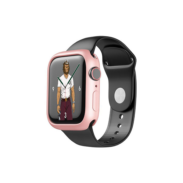 Green Lion Guard Pro TPU Case with Glass for Apple Watch 44mm - Pink, mobiles, lebanon, samsung, iphones, new, used, laptops, computers, huawei, phone, mobile prices in lebanon,mobile prices