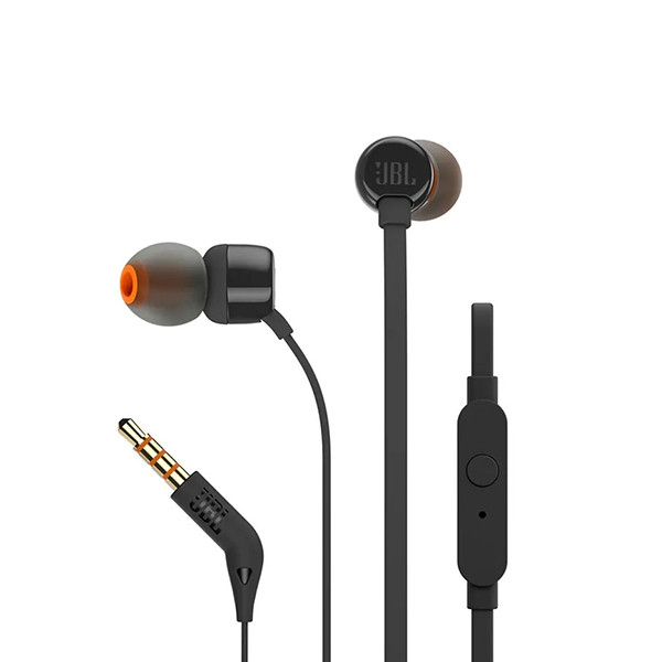 JBL T110 In-Ear Headphones - Black, mobiles, lebanon, samsung, iphones, new, used, laptops, computers, huawei, phone, mobile prices in lebanon,mobile prices