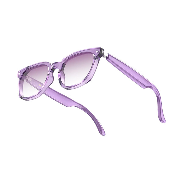 Powerology Nice BT  Sunglass with Touch Control+  Gradiant Purple Lens - Purple - mobile shop in Hamra, Beirut, Lebanon. New and used phones, iPhone, Samsung, Huawei, Xiaomi, Oppo, Realme, Honor, Google Pixel, tablets, laptops, computers, and accessories. متجر موبايلات في الحمرا، بيروت، لبنان. هواتف جديدة ومستعملة، آيفون، سامسونج، هواوي، شاومي، أوبو، ريلمي، هونر، جوجل بيكسل، أجهزة لوحية، لابتوبات، كمبيوترات، واكسسوارات.