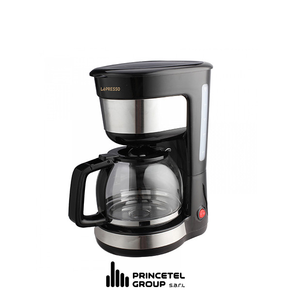 LePresso Drip Coffee Maker with Glass Carafe 1.25L 1000W - mobile shop in Hamra, Beirut, Lebanon. New and used phones, iPhone, Samsung, Huawei, Xiaomi, Oppo, Realme, Honor, Google Pixel, tablets, laptops, computers, and accessories. متجر موبايلات في الحمرا، بيروت، لبنان. هواتف جديدة ومستعملة، آيفون، سامسونج، هواوي، شاومي، أوبو، ريلمي، هونر، جوجل بيكسل، أجهزة لوحية، لابتوبات، كمبيوترات، واكسسوارات.