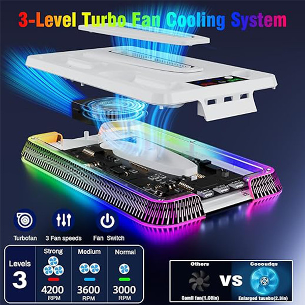Ps5 Cooling Stand With Controller Charger - mobile shop in Hamra, Beirut, Lebanon. New and used phones, iPhone, Samsung, Huawei, Xiaomi, Oppo, Realme, Honor, Google Pixel, tablets, laptops, computers, and accessories. متجر موبايلات في الحمرا، بيروت، لبنان. هواتف جديدة ومستعملة، آيفون، سامسونج، هواوي، شاومي، أوبو، ريلمي، هونر، جوجل بيكسل، أجهزة لوحية، لابتوبات، كمبيوترات، واكسسوارات.