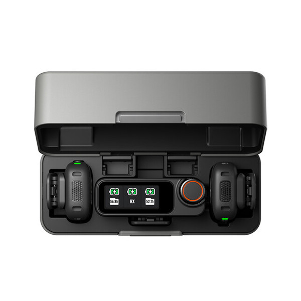 DJI Mic 3 2-Person Compact Wireless Microphone System/Recorder for Camera & Smartphone - mobile shop in Hamra, Beirut, Lebanon. New and used phones, iPhone, Samsung, Huawei, Xiaomi, Oppo, Realme, Honor, Google Pixel, tablets, laptops, computers, and accessories. متجر موبايلات في الحمرا، بيروت، لبنان. هواتف جديدة ومستعملة، آيفون، سامسونج، هواوي، شاومي، أوبو، ريلمي، هونر، جوجل بيكسل، أجهزة لوحية، لابتوبات، كمبيوترات، واكسسوارات.