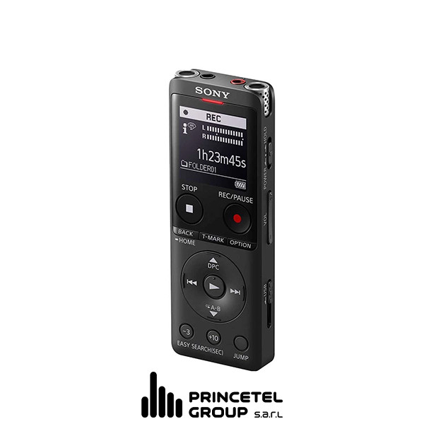 Sony ICD-UX570F Stereo Recorder Black - mobile shop in Hamra, Beirut, Lebanon. New and used phones, iPhone, Samsung, Huawei, Xiaomi, Oppo, Realme, Honor, Google Pixel, tablets, laptops, computers, and accessories. متجر موبايلات في الحمرا، بيروت، لبنان. هواتف جديدة ومستعملة، آيفون، سامسونج، هواوي، شاومي، أوبو، ريلمي، هونر، جوجل بيكسل، أجهزة لوحية، لابتوبات، كمبيوترات، واكسسوارات.