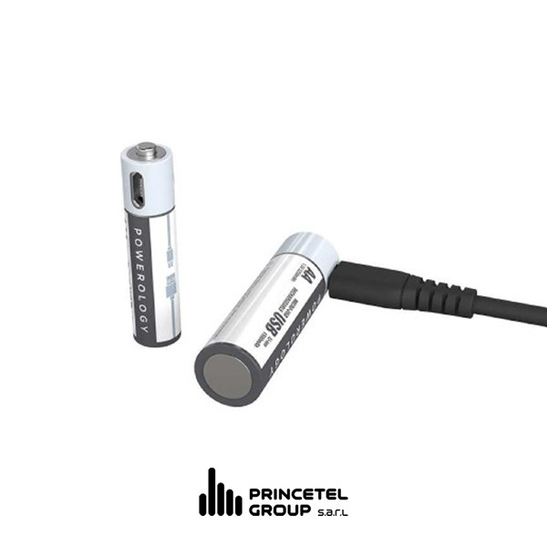 Powerology USB Rechargeable Lithium-ion Battery AAA - mobile shop in Hamra, Beirut, Lebanon. New and used phones, iPhone, Samsung, Huawei, Xiaomi, Oppo, Realme, Honor, Google Pixel, tablets, laptops, computers, and accessories. متجر موبايلات في الحمرا، بيروت، لبنان. هواتف جديدة ومستعملة، آيفون، سامسونج، هواوي، شاومي، أوبو، ريلمي، هونر، جوجل بيكسل، أجهزة لوحية، لابتوبات، كمبيوترات، واكسسوارات.