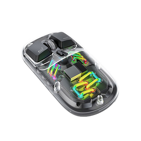 Porodo Transparent Mouse 2.4G and Bluetooth Dual Mode - Black, mobiles, lebanon, samsung, iphones, new, used, laptops, computers, huawei, phone, mobile prices in lebanon,mobile prices