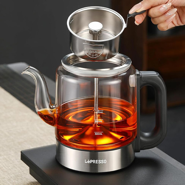 LePresso AuraBrew Tea and Water Brewer with Interactive Panel - Gray - mobile shop in Hamra, Beirut, Lebanon. New and used phones, iPhone, Samsung, Huawei, Xiaomi, Oppo, Realme, Honor, Google Pixel, tablets, laptops, computers, and accessories. متجر موبايلات في الحمرا، بيروت، لبنان. هواتف جديدة ومستعملة، آيفون، سامسونج، هواوي، شاومي، أوبو، ريلمي، هونر، جوجل بيكسل، أجهزة لوحية، لابتوبات، كمبيوترات، واكسسوارات.