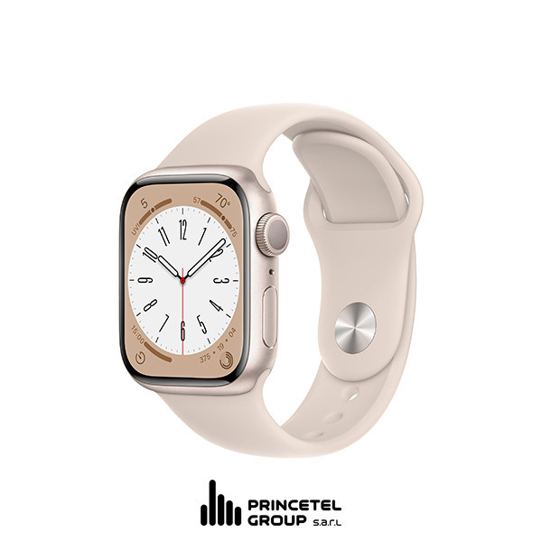 Apple Watch S8 Starlight 45 Mm - mobile shop in Hamra, Beirut, Lebanon. New and used phones, iPhone, Samsung, Huawei, Xiaomi, Oppo, Realme, Honor, Google Pixel, tablets, laptops, computers, and accessories. متجر موبايلات في الحمرا، بيروت، لبنان. هواتف جديدة ومستعملة، آيفون، سامسونج، هواوي، شاومي، أوبو، ريلمي، هونر، جوجل بيكسل، أجهزة لوحية، لابتوبات، كمبيوترات، واكسسوارات.