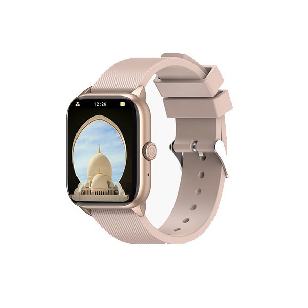 iQibla QWatch S2 1.83 Inch Quran Watch Bluetooth Phone Call SmartWatch pink, mobiles, lebanon, samsung, iphones, new, used, laptops, computers, huawei, phone, mobile prices in lebanon,mobile prices
