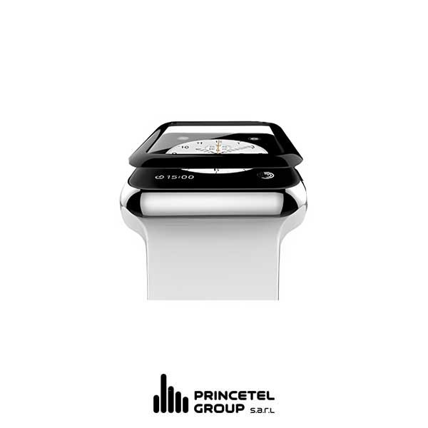 Green Lion 3D Full Glass Screen Protector 38mm for Apple Watch 3/4/5 - Black - mobile shop in Hamra, Beirut, Lebanon. New and used phones, iPhone, Samsung, Huawei, Xiaomi, Oppo, Realme, Honor, Google Pixel, tablets, laptops, computers, and accessories. متجر موبايلات في الحمرا، بيروت، لبنان. هواتف جديدة ومستعملة، آيفون، سامسونج، هواوي، شاومي، أوبو، ريلمي، هونر، جوجل بيكسل، أجهزة لوحية، لابتوبات، كمبيوترات، واكسسوارات.