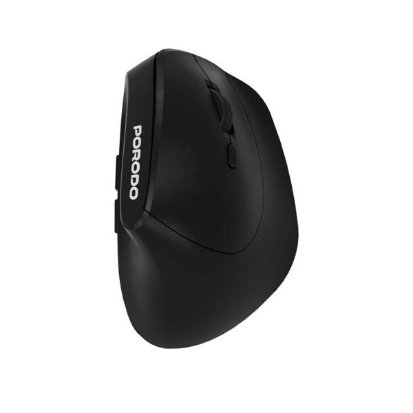 Porodo Vertical Dual Mode Rechargeable Mouse BT+DPI - Black, mobiles, lebanon, samsung, iphones, new, used, laptops, computers, huawei, phone, mobile prices in lebanon,mobile prices