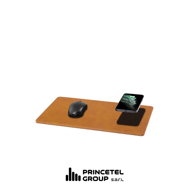 Mouse pad with wireless mobile charger (10W) (Wireless Charging ) Powerology yellow - mobile shop in Hamra, Beirut, Lebanon. New and used phones, iPhone, Samsung, Huawei, Xiaomi, Oppo, Realme, Honor, Google Pixel, tablets, laptops, computers, and accessories. متجر موبايلات في الحمرا، بيروت، لبنان. هواتف جديدة ومستعملة، آيفون، سامسونج، هواوي، شاومي، أوبو، ريلمي، هونر، جوجل بيكسل، أجهزة لوحية، لابتوبات، كمبيوترات، واكسسوارات.