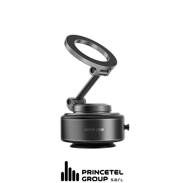 Green Lion Gx-31 Auto Suction Phone Holder Matte Black - mobile shop in Hamra, Beirut, Lebanon. New and used phones, iPhone, Samsung, Huawei, Xiaomi, Oppo, Realme, Honor, Google Pixel, tablets, laptops, computers, and accessories. متجر موبايلات في الحمرا، بيروت، لبنان. هواتف جديدة ومستعملة، آيفون، سامسونج، هواوي، شاومي، أوبو، ريلمي، هونر، جوجل بيكسل، أجهزة لوحية، لابتوبات، كمبيوترات، واكسسوارات.