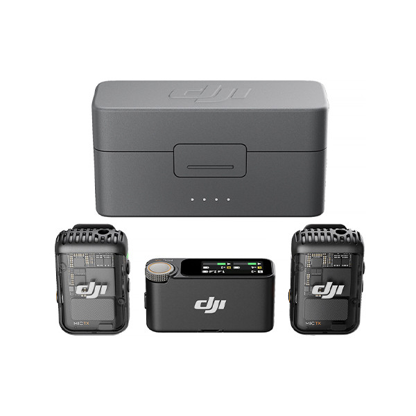 DJI Mic 2 2-Person Compact Digital Wireless Microphone System - mobile shop in Hamra, Beirut, Lebanon. New and used phones, iPhone, Samsung, Huawei, Xiaomi, Oppo, Realme, Honor, Google Pixel, tablets, laptops, computers, and accessories. متجر موبايلات في الحمرا، بيروت، لبنان. هواتف جديدة ومستعملة، آيفون، سامسونج، هواوي، شاومي، أوبو، ريلمي، هونر، جوجل بيكسل، أجهزة لوحية، لابتوبات، كمبيوترات، واكسسوارات.