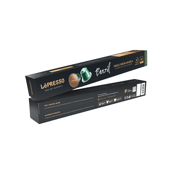 Lepresso Aluminum Capsules Nespresso 10pc Brazil, mobiles, lebanon, samsung, iphones, new, used, laptops, computers, huawei, phone, mobile prices in lebanon,mobile prices