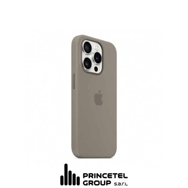 Apple iphone 15 Pro Silicone Case Magsafe Clay