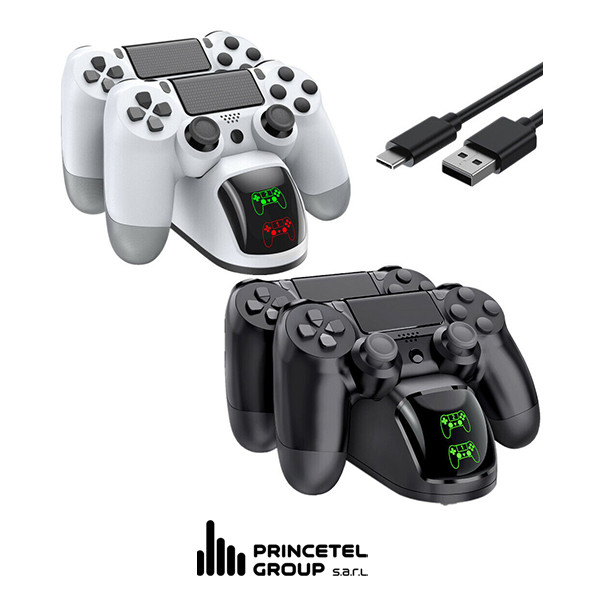 PlayStation 4 Controller Dual Fast Charger Dock Station Charging Stand - mobile shop in Hamra, Beirut, Lebanon. New and used phones, iPhone, Samsung, Huawei, Xiaomi, Oppo, Realme, Honor, Google Pixel, tablets, laptops, computers, and accessories. متجر موبايلات في الحمرا، بيروت، لبنان. هواتف جديدة ومستعملة، آيفون، سامسونج، هواوي، شاومي، أوبو، ريلمي، هونر، جوجل بيكسل، أجهزة لوحية، لابتوبات، كمبيوترات، واكسسوارات.