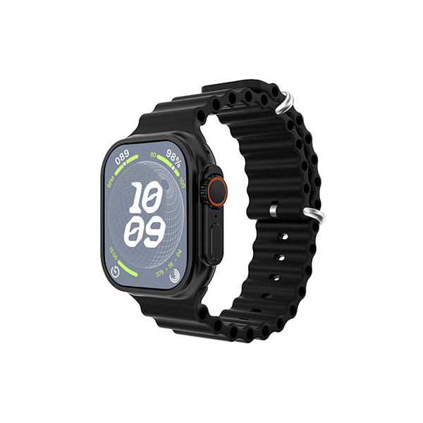 Porodo Blue Watch Ultra Black with Motion Gestures - Black Strap, mobiles, lebanon, samsung, iphones, new, used, laptops, computers, huawei, phone, mobile prices in lebanon,mobile prices