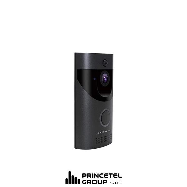 Powerology Smart Video Doorbell with Night Vision and Motion Sensor - mobile shop in Hamra, Beirut, Lebanon. New and used phones, iPhone, Samsung, Huawei, Xiaomi, Oppo, Realme, Honor, Google Pixel, tablets, laptops, computers, and accessories. متجر موبايلات في الحمرا، بيروت، لبنان. هواتف جديدة ومستعملة، آيفون، سامسونج، هواوي، شاومي، أوبو، ريلمي، هونر، جوجل بيكسل، أجهزة لوحية، لابتوبات، كمبيوترات، واكسسوارات.