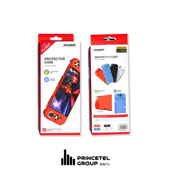 Dobe Nintendo Switch Silicone Protective Case For Nintendo Switch OLED - mobile shop in Hamra, Beirut, Lebanon. New and used phones, iPhone, Samsung, Huawei, Xiaomi, Oppo, Realme, Honor, Google Pixel, tablets, laptops, computers, and accessories. متجر موبايلات في الحمرا، بيروت، لبنان. هواتف جديدة ومستعملة، آيفون، سامسونج، هواوي، شاومي، أوبو، ريلمي، هونر، جوجل بيكسل، أجهزة لوحية، لابتوبات، كمبيوترات، واكسسوارات.