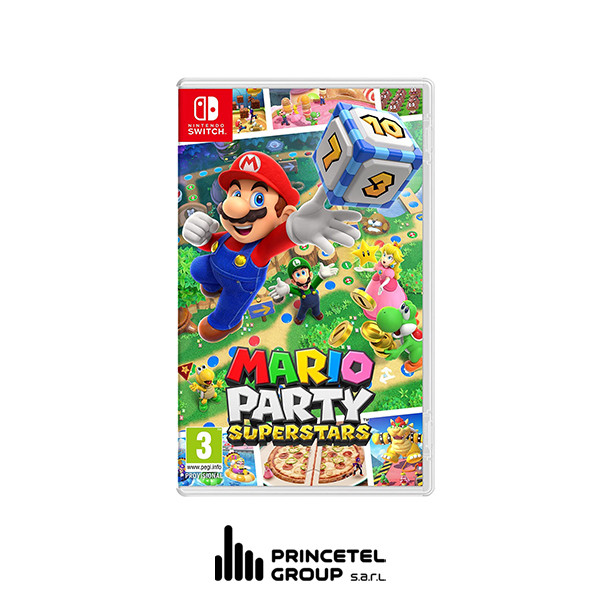 Nintendo NSW Mario Party Superstars (Nintendo Switch) - mobile shop in Hamra, Beirut, Lebanon. New and used phones, iPhone, Samsung, Huawei, Xiaomi, Oppo, Realme, Honor, Google Pixel, tablets, laptops, computers, and accessories. متجر موبايلات في الحمرا، بيروت، لبنان. هواتف جديدة ومستعملة، آيفون، سامسونج، هواوي، شاومي، أوبو، ريلمي، هونر، جوجل بيكسل، أجهزة لوحية، لابتوبات، كمبيوترات، واكسسوارات.