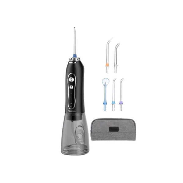 H2O Floss Cordless Oral Irrigator Professional Kit – Black - mobile shop in Hamra, Beirut, Lebanon. New and used phones, iPhone, Samsung, Huawei, Xiaomi, Oppo, Realme, Honor, Google Pixel, tablets, laptops, computers, and accessories. متجر موبايلات في الحمرا، بيروت، لبنان. هواتف جديدة ومستعملة، آيفون، سامسونج، هواوي، شاومي، أوبو، ريلمي، هونر، جوجل بيكسل، أجهزة لوحية، لابتوبات، كمبيوترات، واكسسوارات.