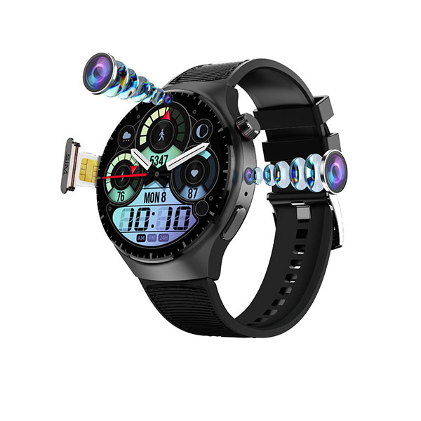 Porodo Vista Smart Watch with Camera Black dial and Black Strap, mobiles, lebanon, samsung, iphones, new, used, laptops, computers, huawei, phone, mobile prices in lebanon,mobile prices