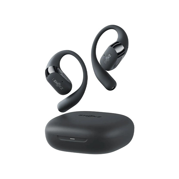 Shokz Openfit 2+ True Wireless Earbuds - Black - mobile shop in Hamra, Beirut, Lebanon. New and used phones, iPhone, Samsung, Huawei, Xiaomi, Oppo, Realme, Honor, Google Pixel, tablets, laptops, computers, and accessories. متجر موبايلات في الحمرا، بيروت، لبنان. هواتف جديدة ومستعملة، آيفون، سامسونج، هواوي، شاومي، أوبو، ريلمي، هونر، جوجل بيكسل، أجهزة لوحية، لابتوبات، كمبيوترات، واكسسوارات.