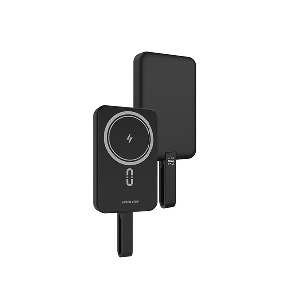 Green Lion Magsafe Lite Powerbank 20W 10000mAh Black, mobiles, lebanon, samsung, iphones, new, used, laptops, computers, huawei, phone, mobile prices in lebanon,mobile prices