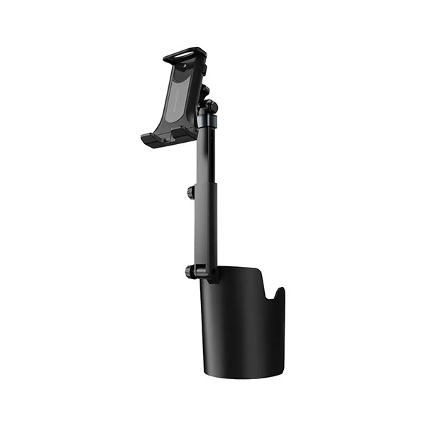 Porodo Blue Car Cup Phone Holder with Extended Length - Black - mobile shop in Hamra, Beirut, Lebanon. New and used phones, iPhone, Samsung, Huawei, Xiaomi, Oppo, Realme, Honor, Google Pixel, tablets, laptops, computers, and accessories. متجر موبايلات في الحمرا، بيروت، لبنان. هواتف جديدة ومستعملة، آيفون، سامسونج، هواوي، شاومي، أوبو، ريلمي، هونر، جوجل بيكسل، أجهزة لوحية، لابتوبات، كمبيوترات، واكسسوارات.