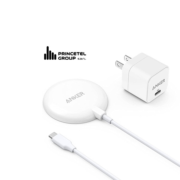 Anker Magnetic Wireless Charger with USB-C Charger Bundle,